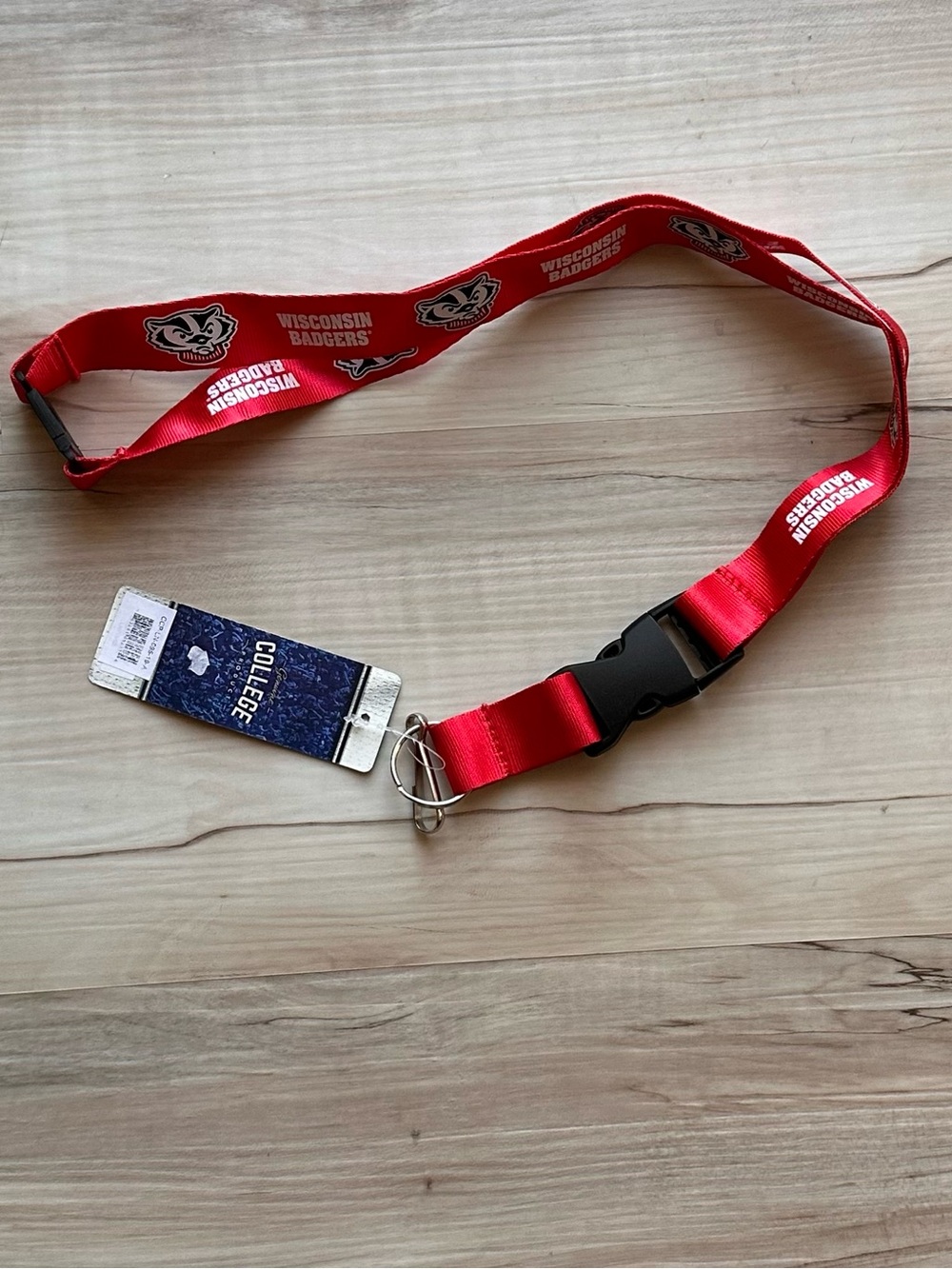 Wisconsin Badgers Red Lanyard